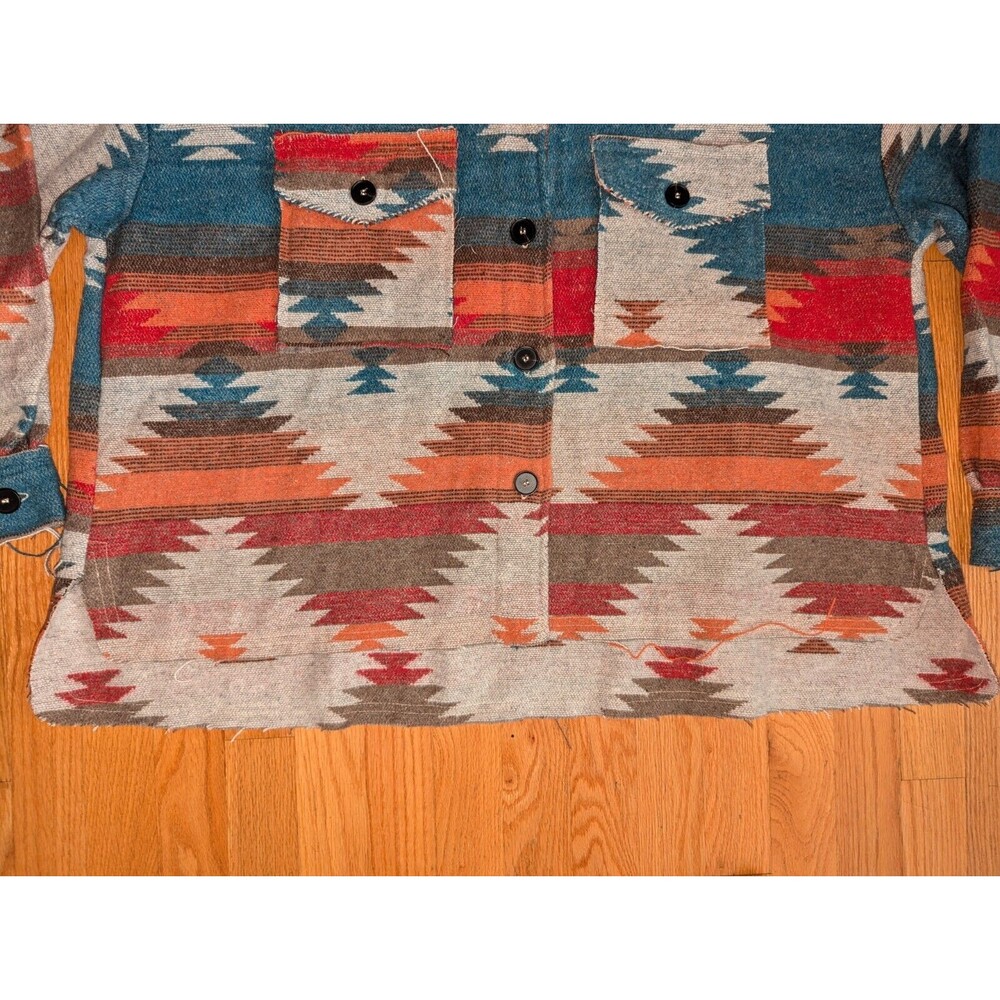 LA MIEL Multicolor Aztec Pattern Jacket - Picture 2 of 8